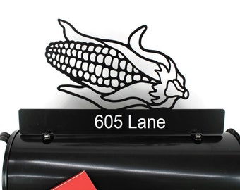 Ear of Corn Custom Metal Mailbox Topper 17 Inches Wide - Does Not Include a Mailbox