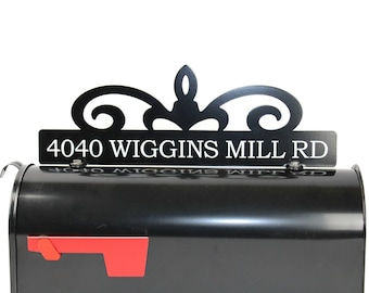 Customized Metal Mailbox Topper 16 Inches Wide - Does Not Include a Mailbox