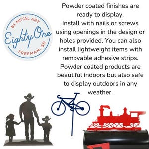 Sasquatch Bigfoot Metal Yard Stake or Stand 9.5 to 33 Inches Tall image 11