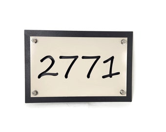 Metal Custom Outdoor Name Sign Layered Style 8x12" up to 10x20" Segoe