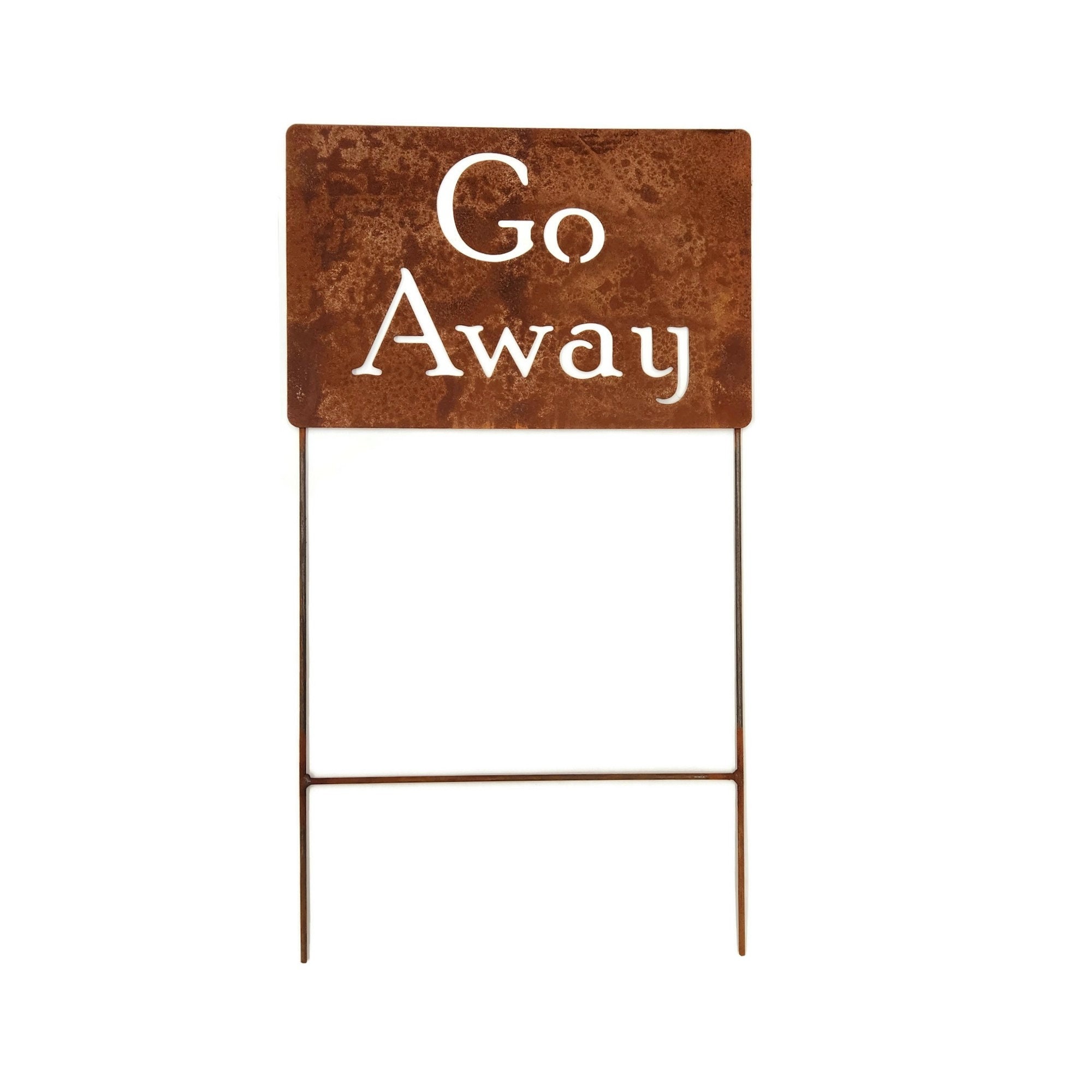 Go Away Sign