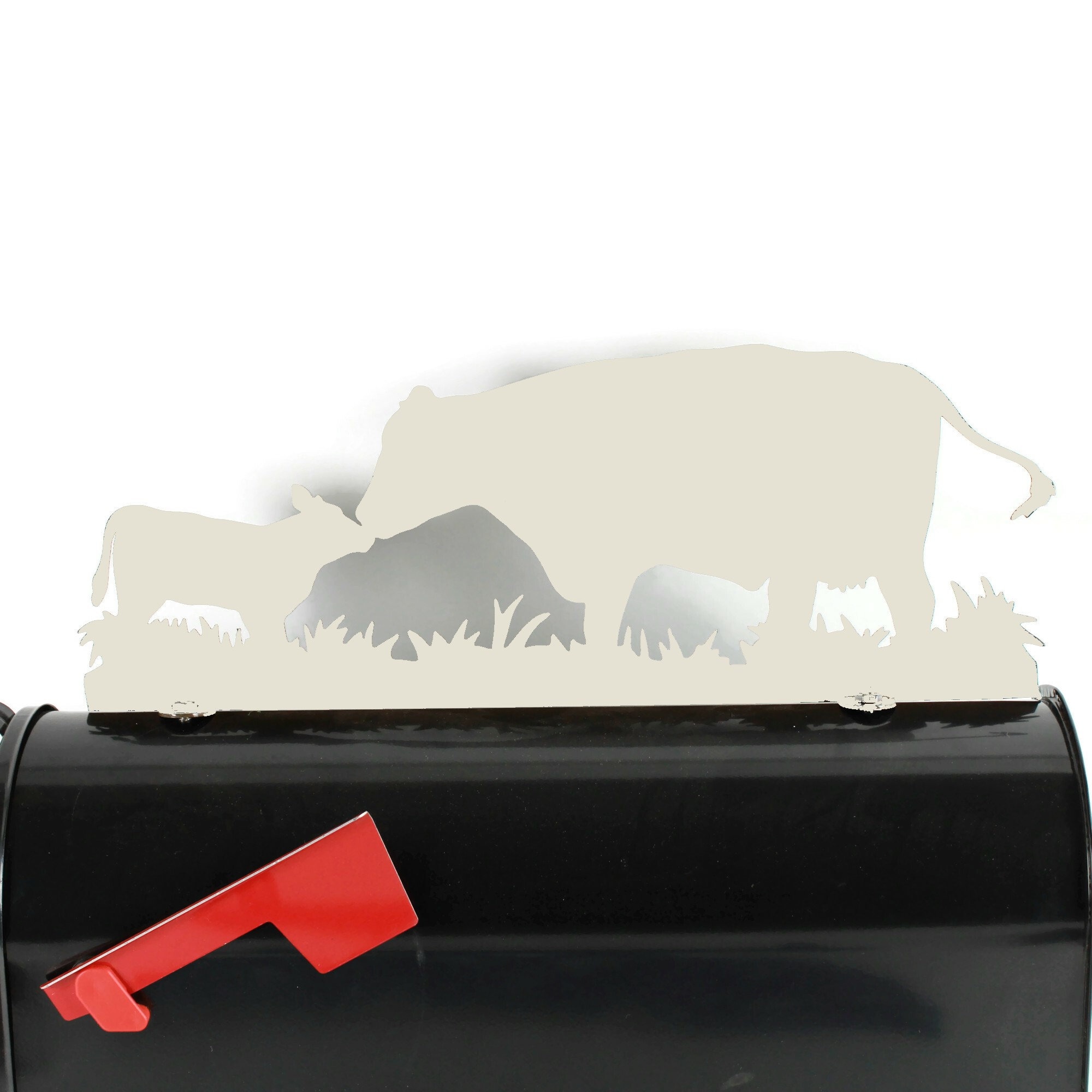 Cow Farm Mailbox Topper