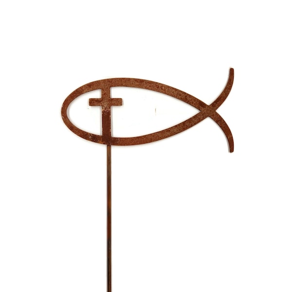 Metal Fish Yard Art Etsy