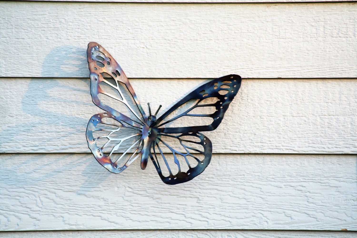 Monarch Butterfly Wall Decor, metal butterfly, hanging butterfly