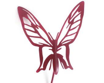 Butterfly Metal Garden Stake 22 Inches Tall