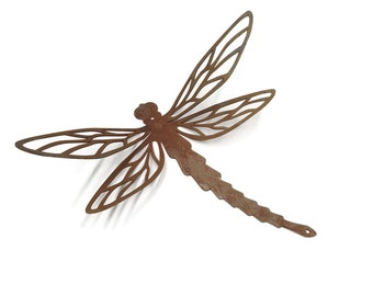 Dragonfly Metal Wall Art - 6 to 17 Inches Tall