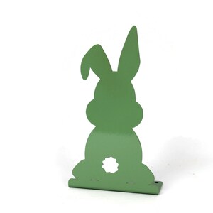 Easter Bunny Stand Magnet Sign Board Photo Holder 9 Inches Tall