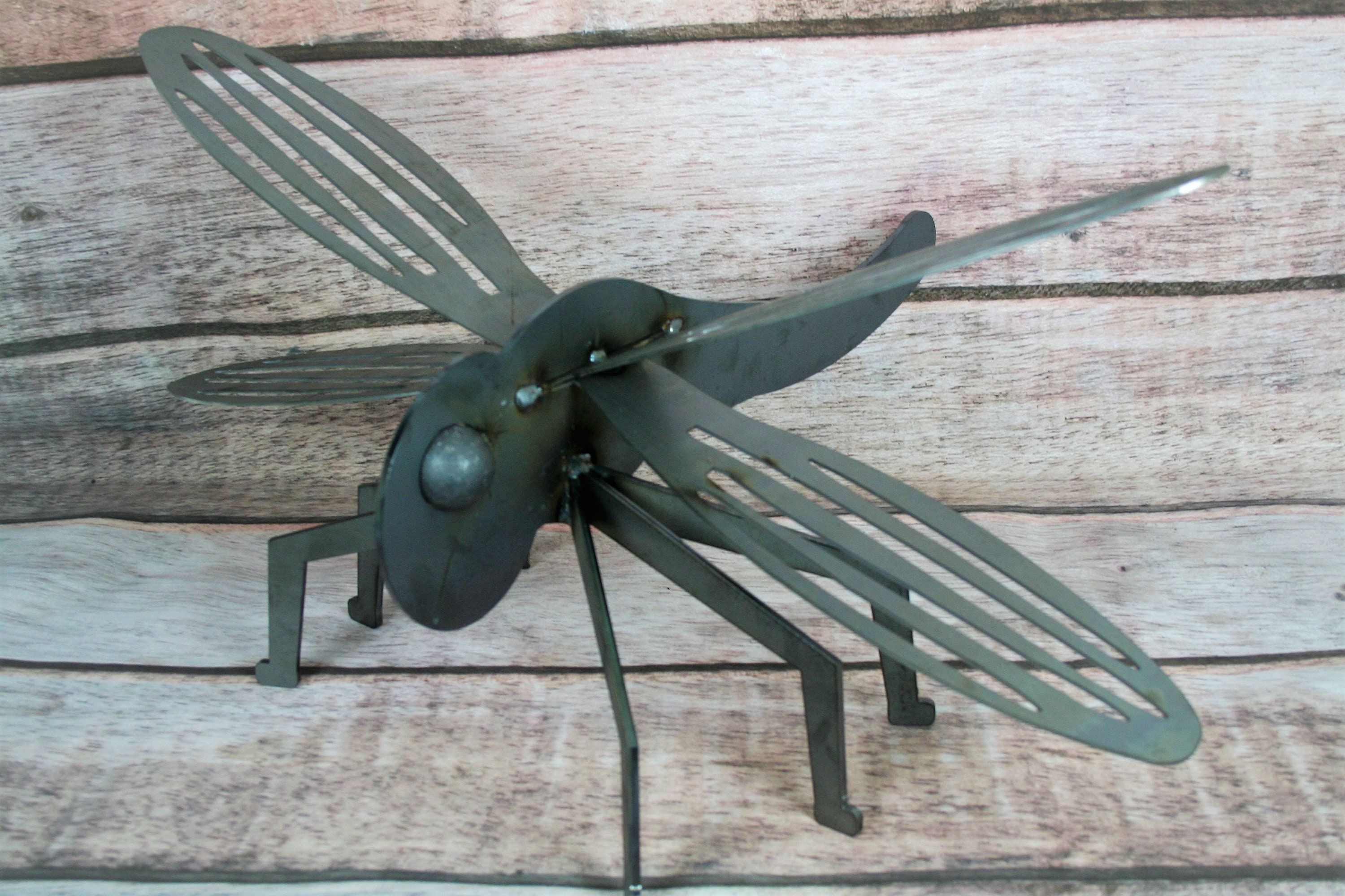 Giant Metal Dragonfly, rustic dragonfly, dragonfly sculpture, landscape