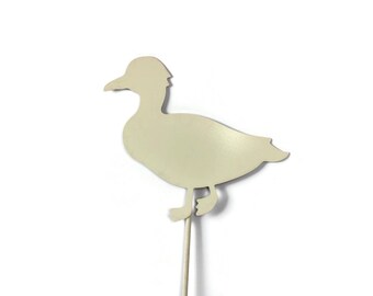 Duck Garden Stake Sign 21 Inches Tall