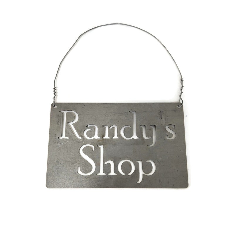 This sign is raw steel. This can be a DIY project.