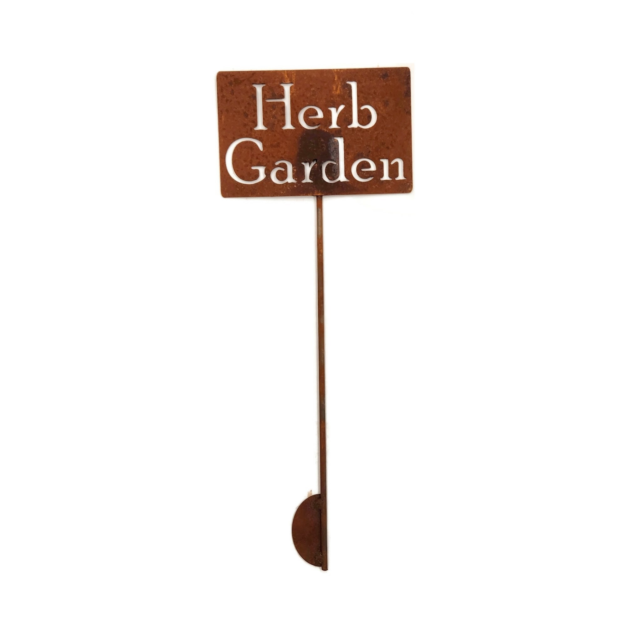 Herb Garden Metal Garden Stake Sign, Small to XL