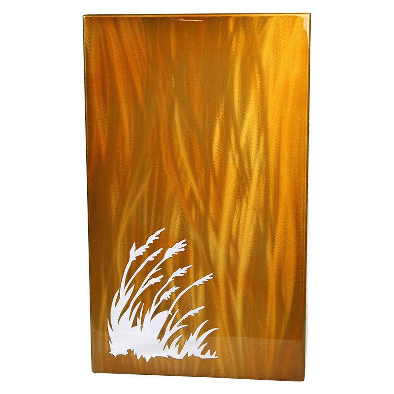 Wheat Painting, Aluminum Art Panel, gift for her, modern farmhouse art