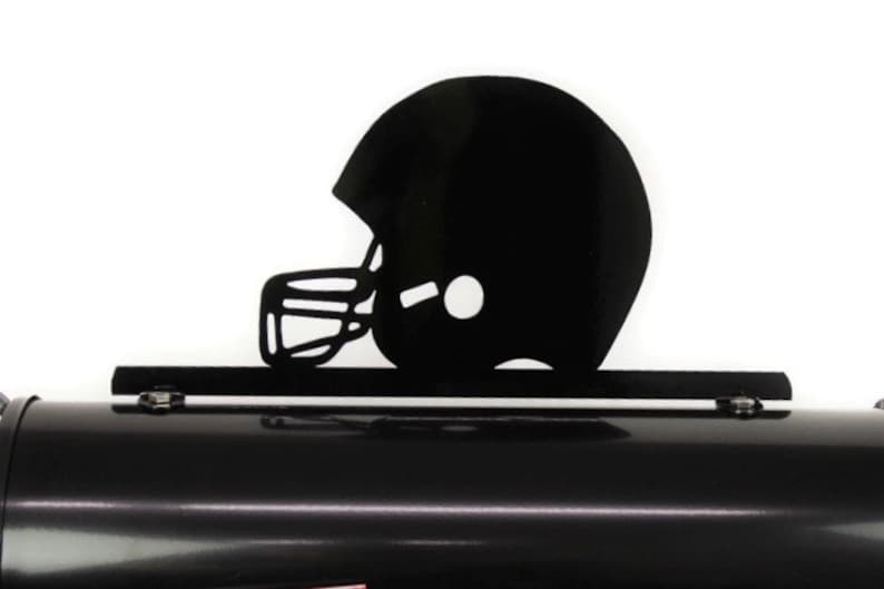 Football Team Helmet Metal Powder Coated Mailbox Topper Etsy