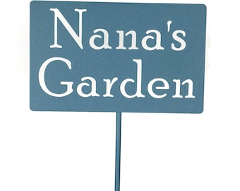 Nana's Garden Metal Yard Stake 20 to 48 Inches Tall