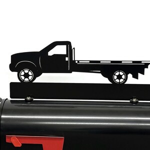Flatbed Truck Personalized Metal Mailbox Topper 17 Inches Wide - Does Not Include a Mailbox imagem 7