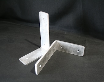 Aluminum Shelf Support Brackets 4x5 Inches Medium Duty Rust Proof