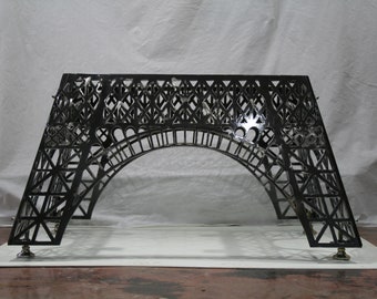 Steel Eiffel Tower Base Coffee Table Leg Kit. Ready to Assemble 36.5x24 Inches and 18 Inches Tall