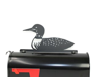 Loon Metal Mailbox Topper 7 Inches Tall - Does Not Include a Mailbox