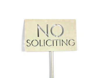 Garden Stake Signs