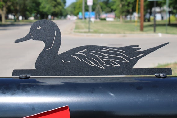 Mallard Duck Metal Mailbox Topper 5.25 Inches Tall - Does Not Include a Mailbox