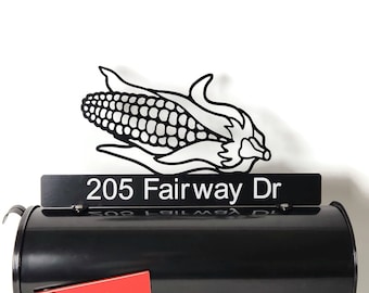 Ear of Corn Custom Metal Mailbox Topper 17 Inches Wide - Does Not Include a Mailbox