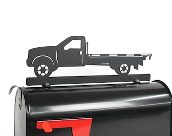 Flatbed Pickup Metal Mailbox Topper 17 Inches Wide - Does Not Include a Mailbox