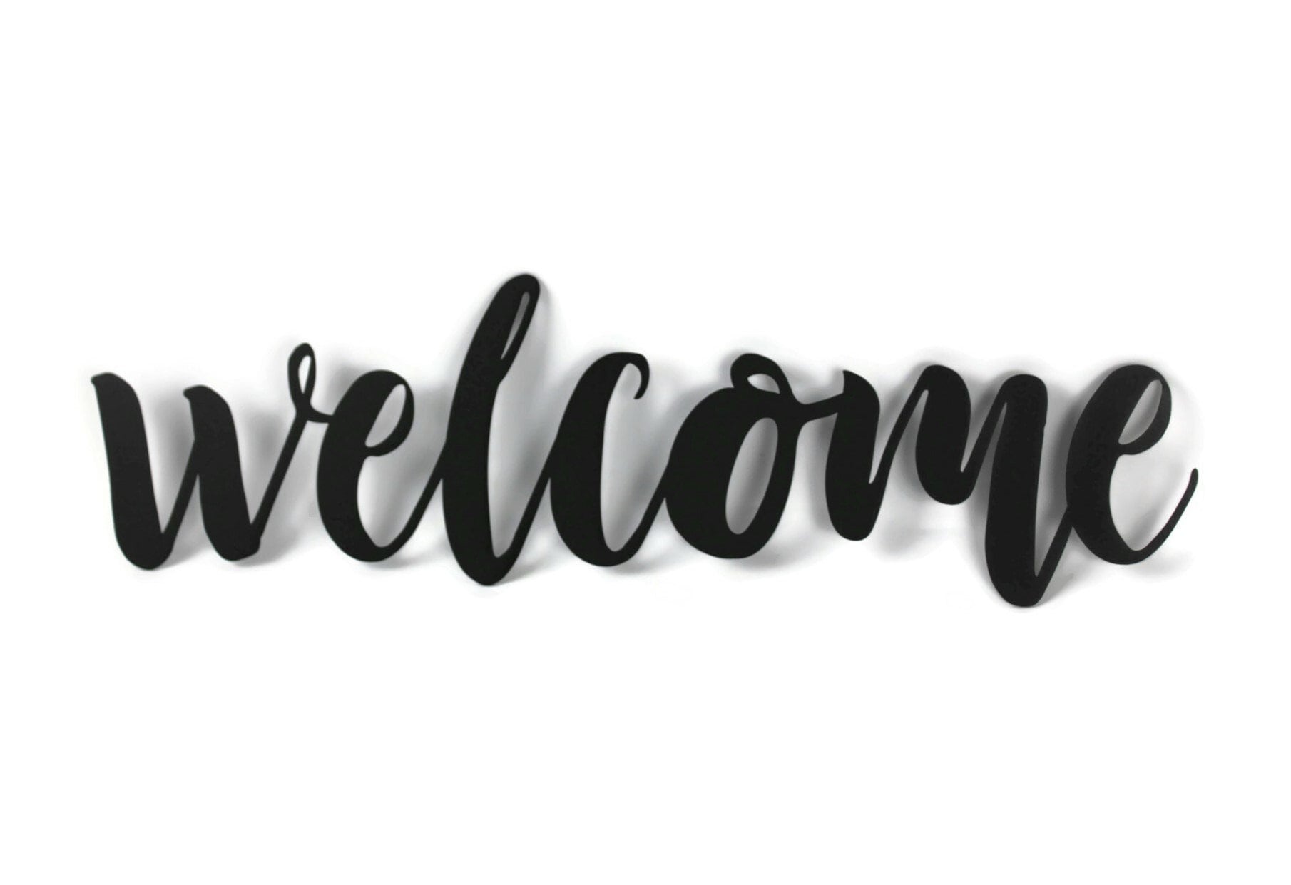 Welcome To The Farm Lacquered Black And White Metal Wall Art Welcome To The Farm Lacquered Black And White Metal Wall Art