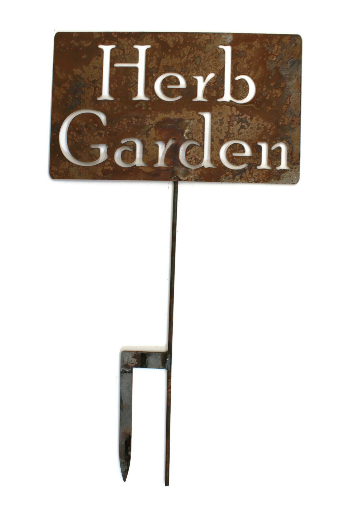Herb Garden Metal Garden Stake Sign, Small to XL