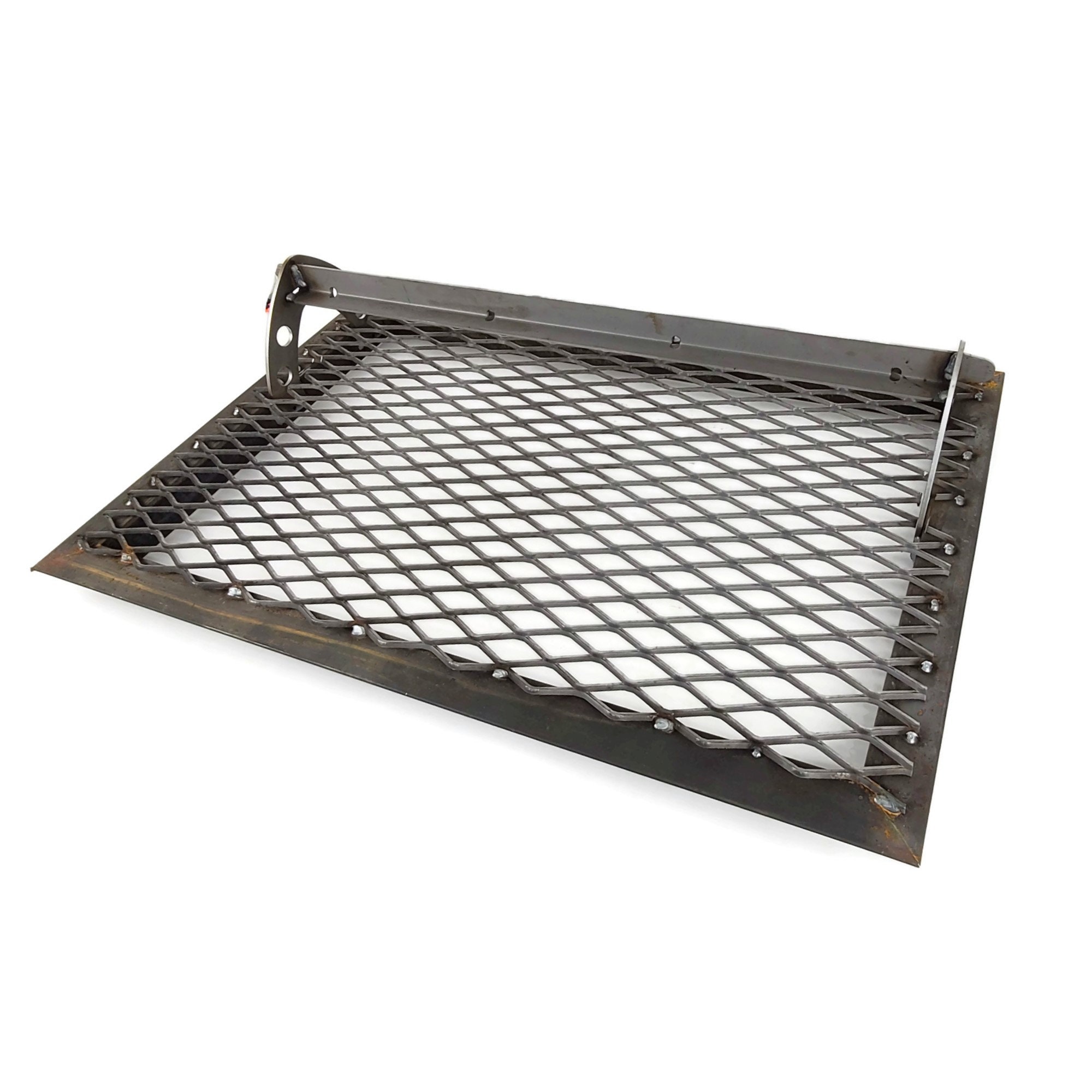 Steel boot scraper top