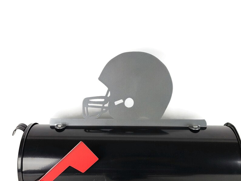 Football Team Helmet Metal Powder Coated Mailbox Topper Etsy
