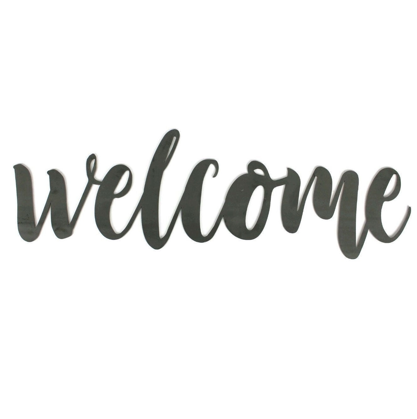 Welcome Home Sign Welcome Home Metal Word Sign Southern 