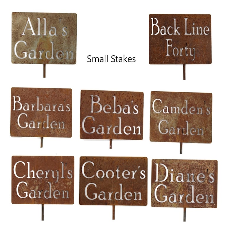 CLEARANCE Classic Metal Garden Markers Discontinued or surplus image 3