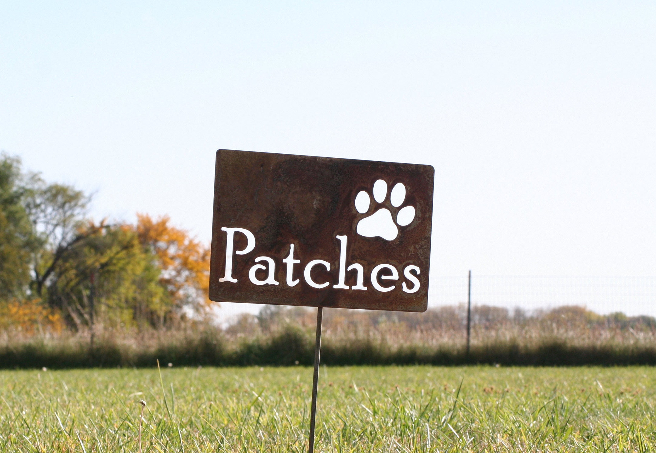 Metal Pet Memorial Sign Garden Stake Metal Pet Memorial Sign Garden Stake Grave Marker Loss Of Dog Cat