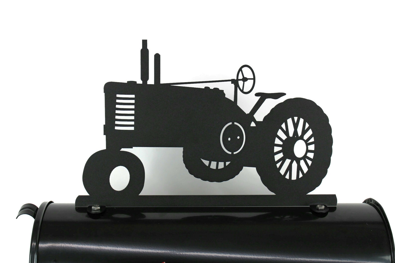 Vintage Tractor Mailbox Topper Metal Tractor Mailbox Top Etsy