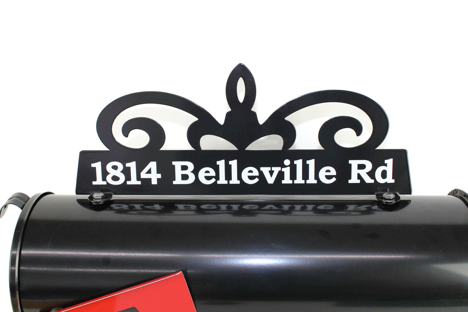 Customized Metal Mailbox Topper Metal House Number Mailbox Etsy