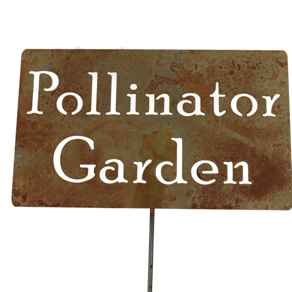 Pollinator Friendly Garden Sign - Etsy
