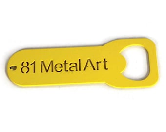 Custom Metal Steel Bottle Opener 4.8" long