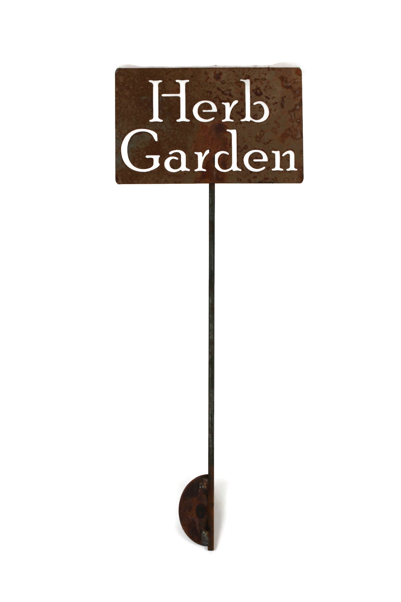 Herb Garden Metal Garden Stake Sign, Small to XL