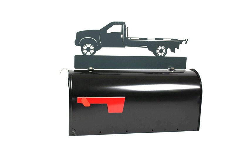 Flatbed Truck Personalized Metal Mailbox Topper 17 Inches Wide - Does Not Include a Mailbox imagem 9