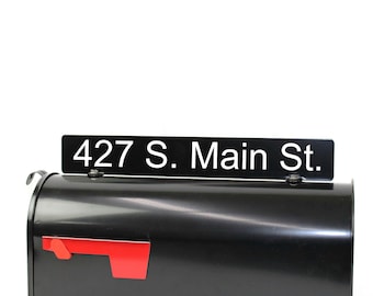 Customized Minimalist Metal Mailbox Topper 17 Inches Wide - Does Not Include a Mailbox