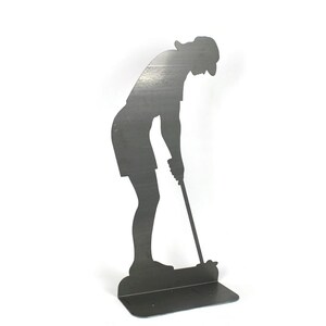 Metal Lady Golfer Yard Stake or Stand 9.5 to 34 Inches Tall image 5