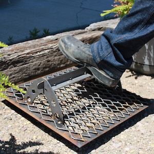 Steel Boot and Shoe Mud Scraper Expanded Iron Outdoor Cleaner 19 to 36 Inches Wide Etsy
