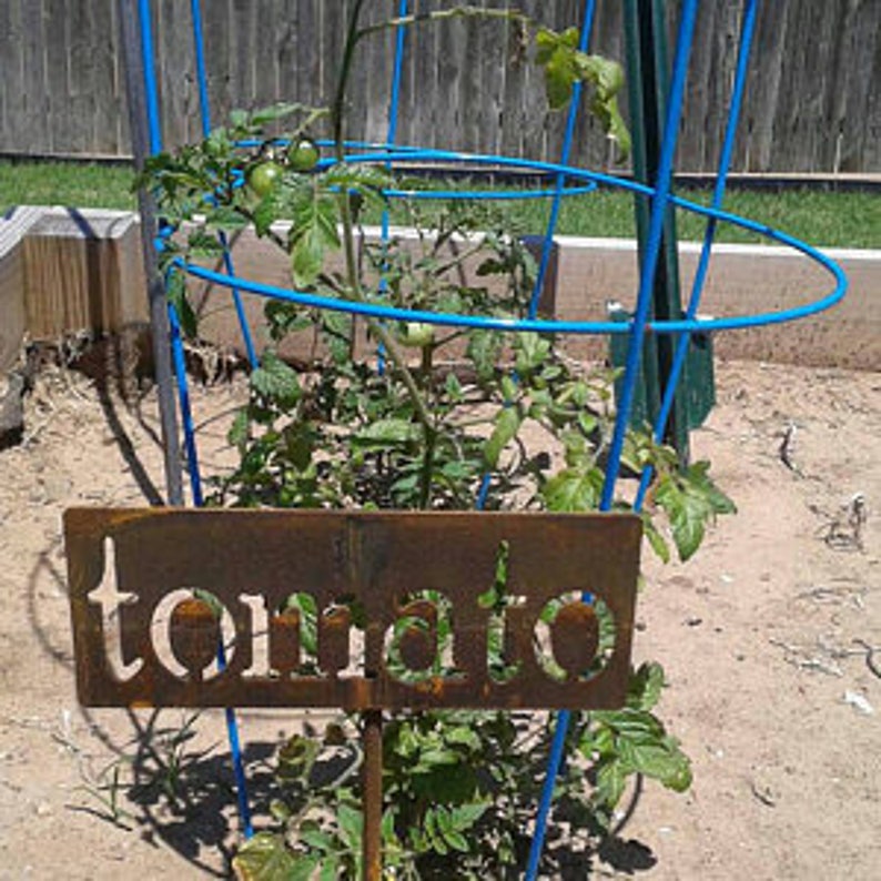 Classic Metal Garden Markers H through P for Herbs, Vegetables, Flowers and Other Plants image 9