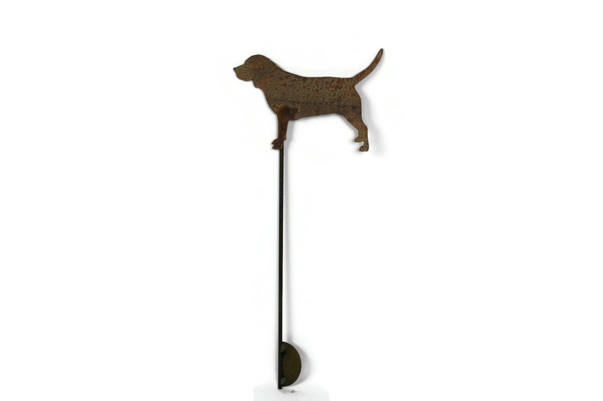 Beagle Dog Metal Stake 21 Inches Tall - Thumbnail 2