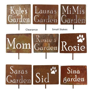 CLEARANCE Classic Metal Garden Markers Discontinued or surplus image 5