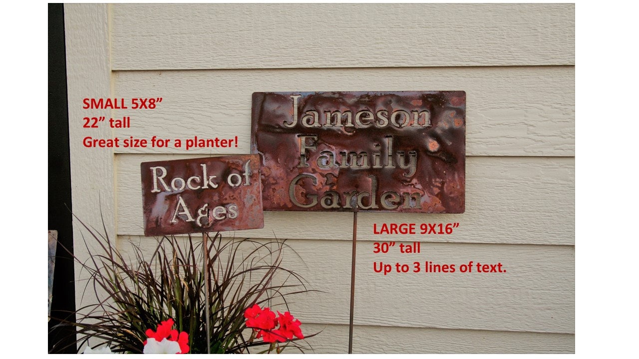 Custom Garden Stake Marker Gardener Gift Mom S Custom Garden Stake Marker Gardener Gift Mom S Dad My Sign Memorial Pet