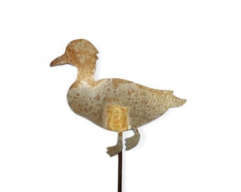 Duck Garden Stake Sign 21 Inches Tall