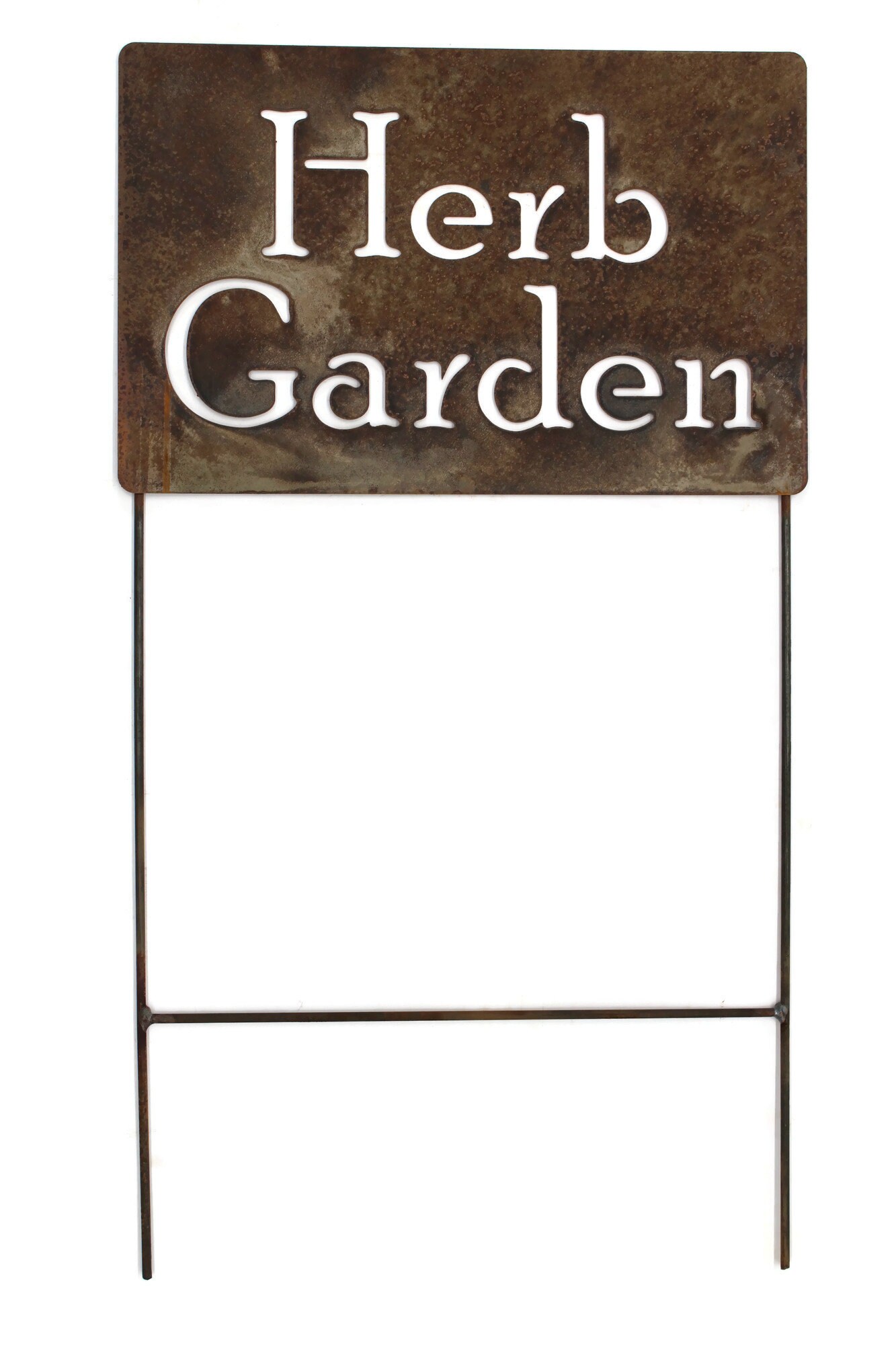 Herb Garden Metal Garden Stake Sign, Small to XL