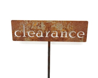 CLEARANCE Classic Metal Garden Markers - Discontinued or surplus