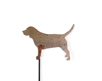 Beagle Dog Metal Stake 21 Inches Tall
